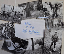 8 Original Fotos Polizei HESSEN 1981 Bereitschaftspolizei TZ Sprengung 13x 9 cm