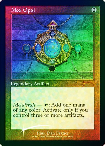 Foil etched mox opal - foil,