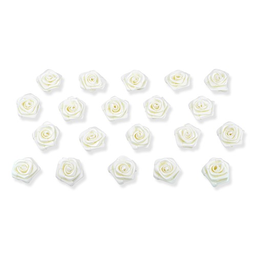 Satinrosen 20mm rosenköpfe - 20,