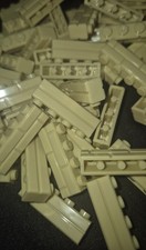 200X Klemmbausteine Mauersteine Wand 1x4 Noppen Ziegelstein Bricks BEIGE