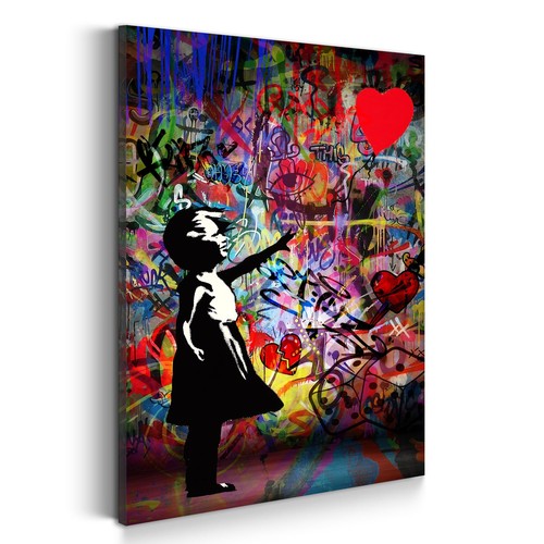 Mädchen graffiti street art - street,