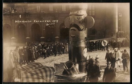 Foto münchen karneval - foto-ak,