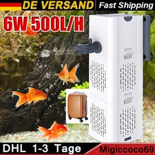 6W 500L/h Aquarium Innenfilter