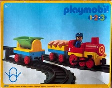 PLAYMOBIL 123 Eisenbahn 6910, Set komplett im original Karton, Sammlerstück! RAR