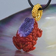 Toad Frosch Hängelampe Rot