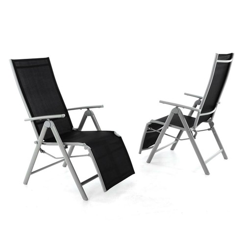 2er set alu - set, liegestuhl