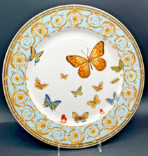 RAR Bone China Grace Teaware KuchenPlate Teller groß ca.27 cm Schmetterling Gold