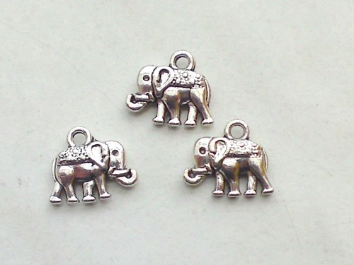 10x anhänger elefant - anhänger,