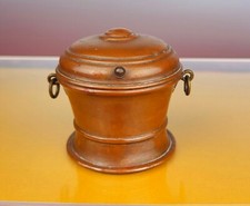 Frühe KUPFER-BROTDOSE um 1890