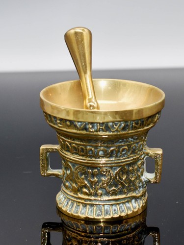 Vintage mörser mit stößel - mörser,