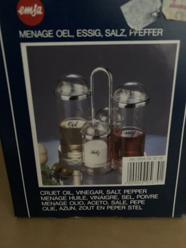 Menage set essig öl - set, salz