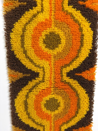 Pop art wandteppich 70er - wandteppich,