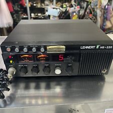 CB - Funk - Heimstation LEHNERT HS 220 mit Handmikrofon und Netzkabel - Vintage