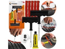 2 Stück Reifen Reparatur Set Auto Motorrad Reifenpanne Pannenset Flickzeug 8-tlg