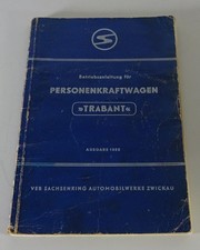 Betriebsanleitung / Handbuch Trabant 500 P 50/1 Ausgabe 07/1960, 7. Auflage