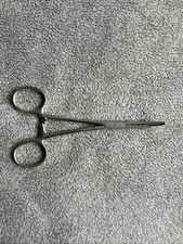 Arterienklemme nach Halsted, gebogen, 13,5cm, gerieftes Maul 3,5cm