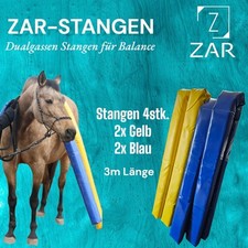 ZAR-STANGEN  4x Dualgassen Pferdetraining Bodenarbeit Gassen Hindernis Balance 