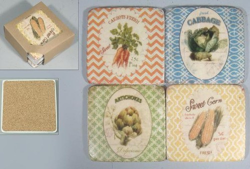 Untersetzer stein set - set, 4