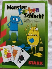 Spiel Monster Farben Schlacht Kinderspiel Thema Mischfarben