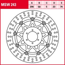 TRW Bremsscheibe Allround