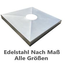 Schornsteinabdeckung Edelstahl Kaminabdeckung Schornsteinkopfeinfassung nach Maß