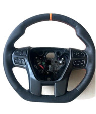 ✅ Lenkrad Sportlenkrad Ford Ranger  Neu Beziehen mit Alcantara 12-uhr markierung