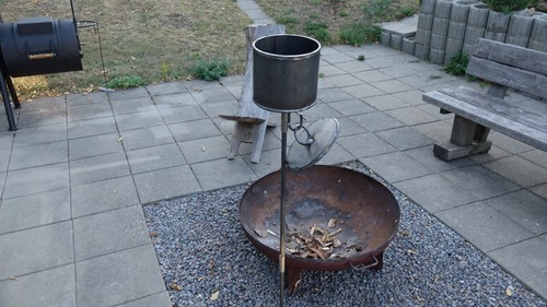Klopapier gartenfackel - klopapier,
