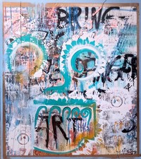 GEMÄLDE abstrakt C. FANTA