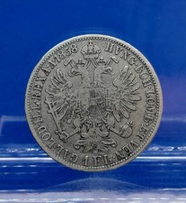 1 Florin/Gulden 1858 Kaiserreich Österreich Kaiser Franz Joseph Silbermünze