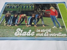 Slade  -  2 pages pictures/ words from Netherland Magazin