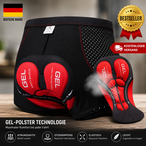 Gel fahrradhose herren - gel,