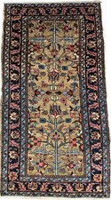antiker Heriz 180 x 100cm Heris Carpet handgeknüpft Orientteppich