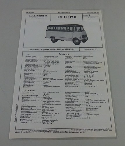 Typenblatt datenblatt - typenblatt, /