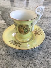 Kahla Porzellan DDR, Sammlertasse, Vintage, Sammler, Tasse, Untertasse, Espresso