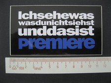 premiere Ich sehe was was du