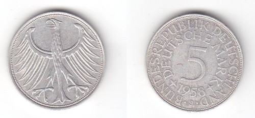 Mark silbermünze kursmünze - mark,