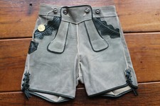 Kurze Pfadi Knopflatz-Lederhose HAELSON/Bruchsal in KiGr. 152 (~12 Jahre)