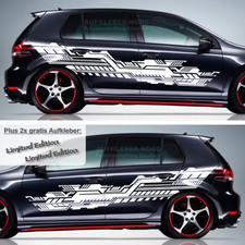 2x Future Design 250cm Seitenaufkleber B10a Autoaufkleber XL Tuning Streifen Bus