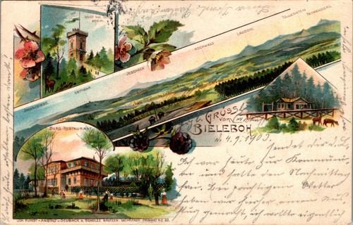Litho gruss aus beiersdorf - aus,