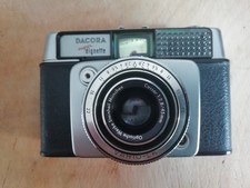 Analoge 35 mm Kamera, DACORA Super Dignette, mit original Lederetui.
