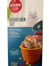 Eisbecher Set wiederverwendbar