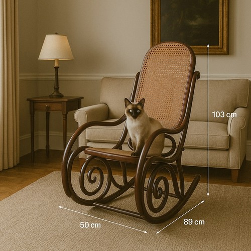 Antiker schaukelstuhl thonet - antiker,