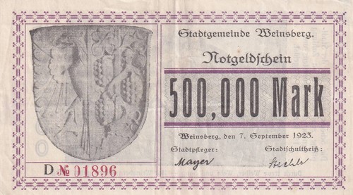 Weinsberg stadt 500 - weinsberg,