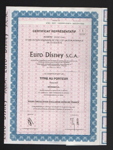 Euro disney - disney, (c)