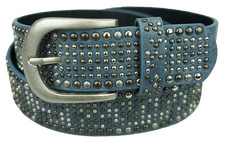 Herren Damen Nieten Jeans