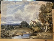 Original Aquarell Gemälde