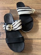 SPM Shoes & Boots Gr.39 Sandalen Zebrafell EXTRAvagant Selten Pantolette  ☀️?