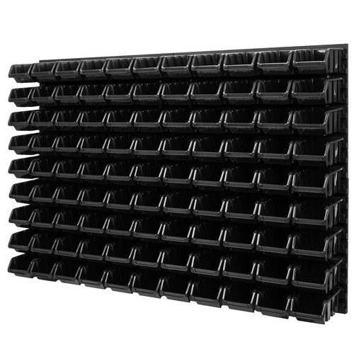 Stapelboxen set wandregal - set, 4x