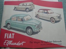 FIAT 1100 PROSPEKT  1953