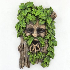 Relief Baumdeko Deko Green Man